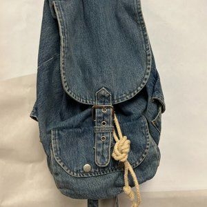Denim Backpack